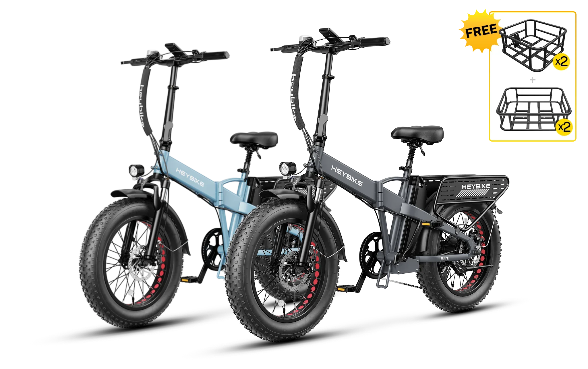 Heybike Mars 2.0 1000W Combo - Green Vista Living