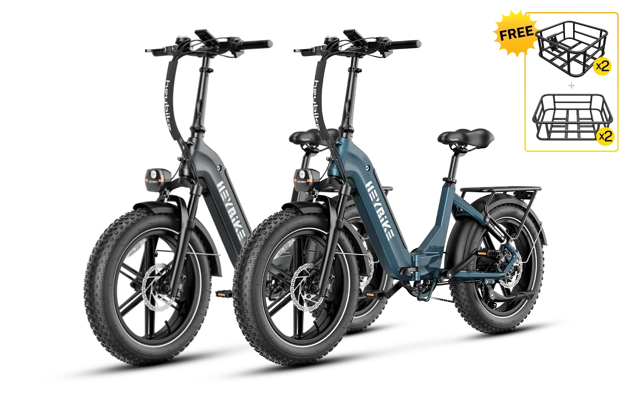 Heybike Ranger S 1000W Combo - Green Vista Living