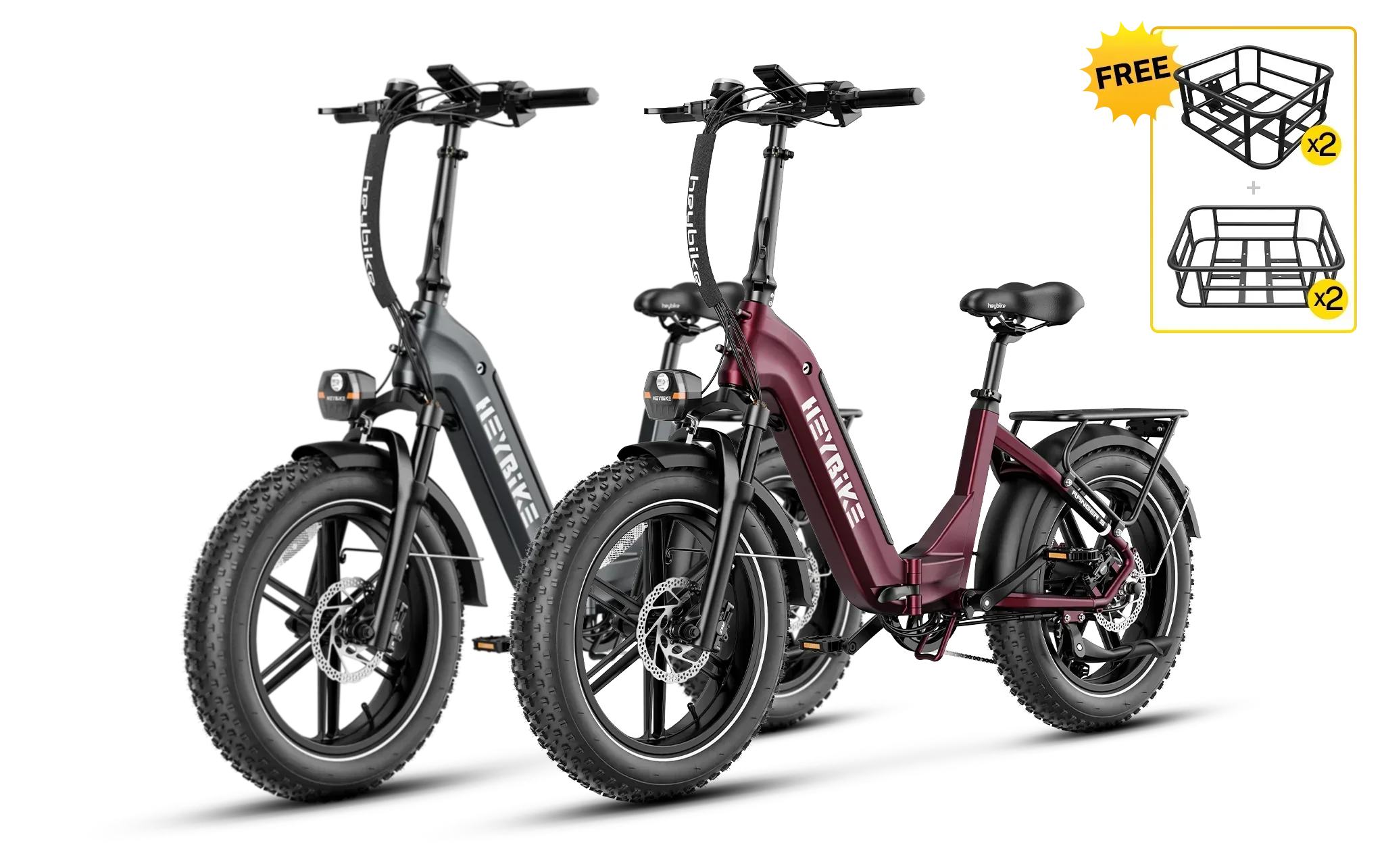 Heybike Ranger S 1000W Combo - Green Vista Living