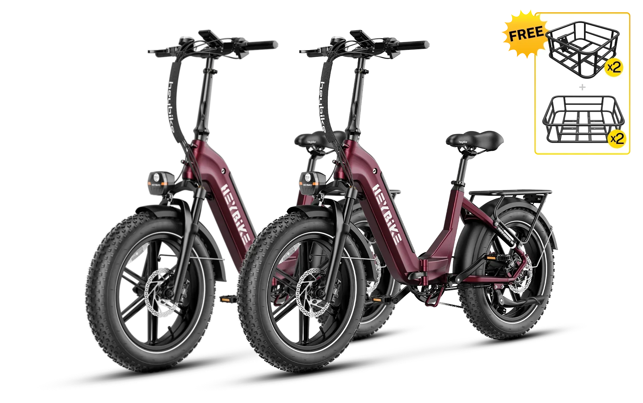 Heybike Ranger S 1000W Combo - Green Vista Living