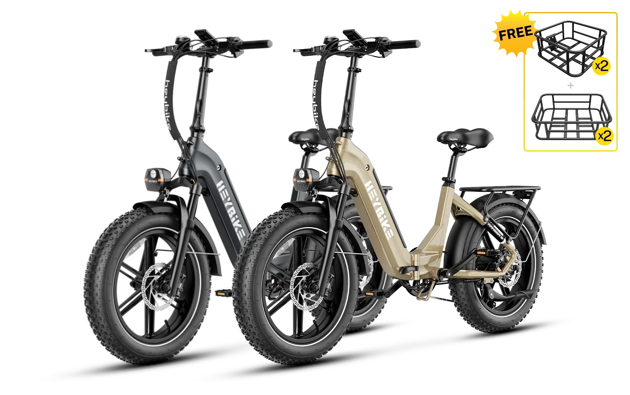 Heybike Ranger S 1000W Combo - Green Vista Living