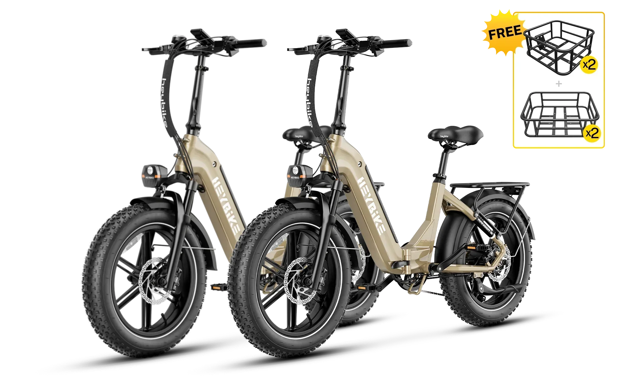 Heybike Ranger S 1000W Combo - Green Vista Living