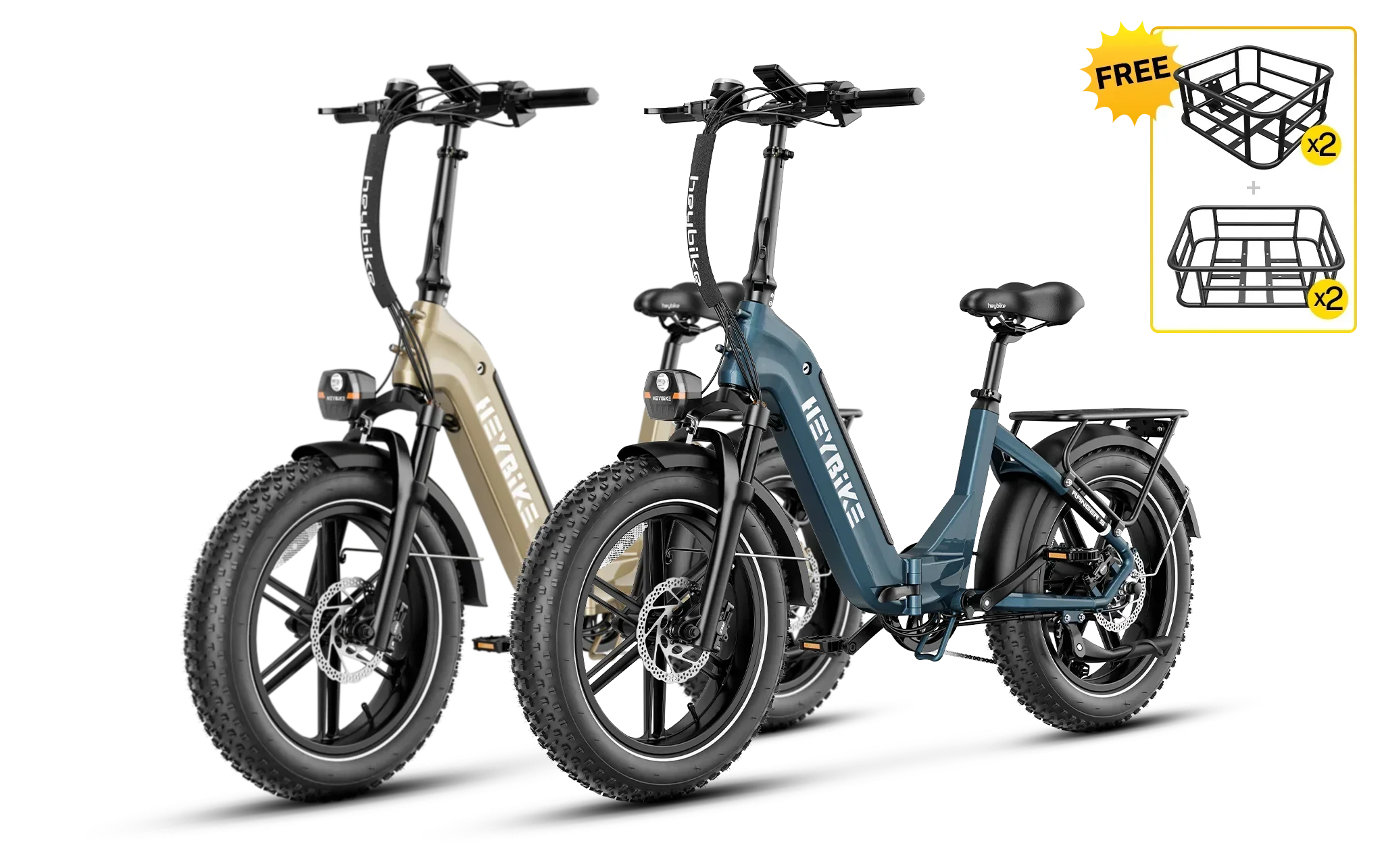 Heybike Ranger S 1000W Combo - Green Vista Living