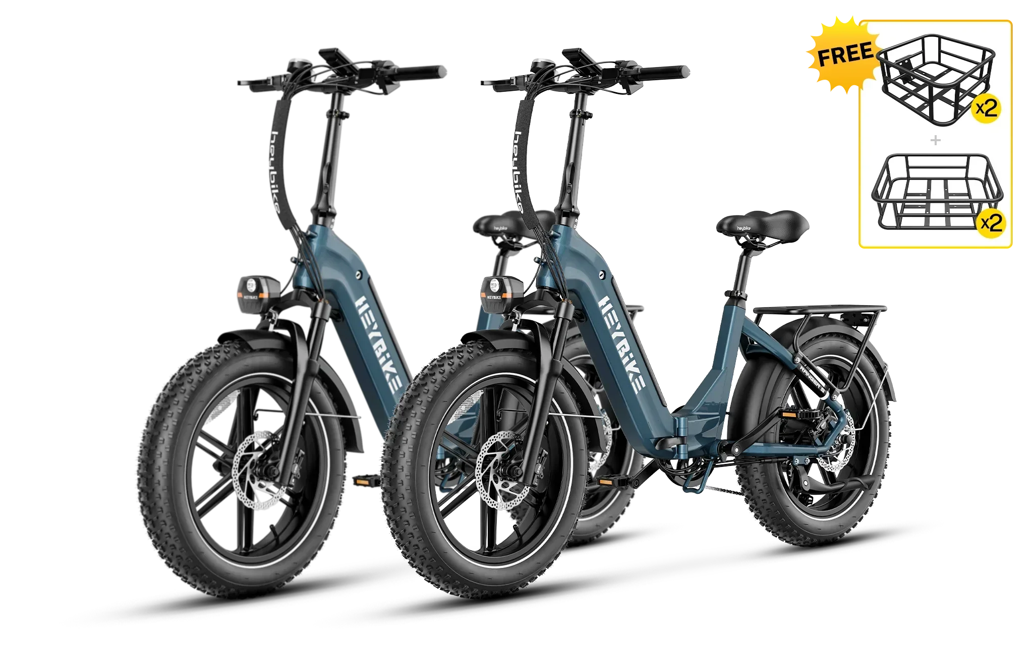 Heybike Ranger S 1000W Combo - Green Vista Living