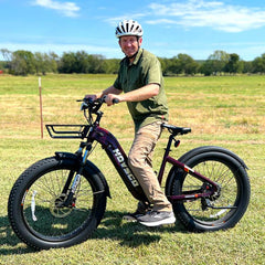 HOVSCO HovAlpha 26" Step-Thru Fat Tire Ebike - Green Vista Living