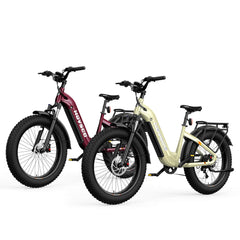 HOVSCO HovAlpha 26" Step-Thru Fat Tire Ebike - Green Vista Living