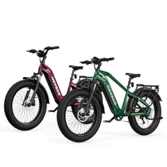 HOVSCO HovAlpha 26" Step-Thru Fat Tire Ebike - Green Vista Living