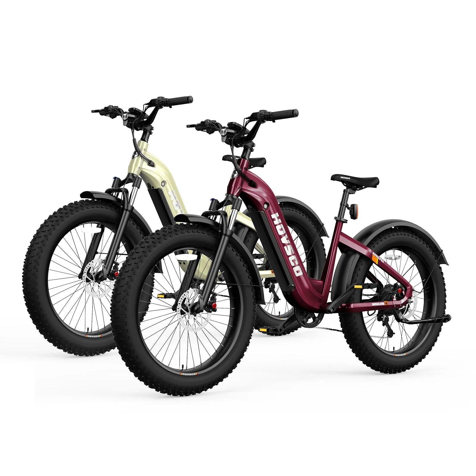 HOVSCO HovAlpha 26" Step-Thru Fat Tire Ebike - Green Vista Living