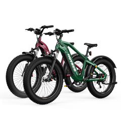 HOVSCO HovAlpha 26" Step-Thru Fat Tire Ebike - Green Vista Living