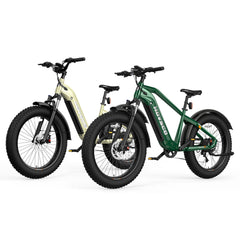 HOVSCO HovAlpha 26" Step-Thru Fat Tire Ebike - Green Vista Living