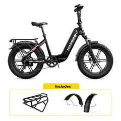 HOVSCO HovBeta 20" Foldable Fat Tire Electric Bike - Green Vista Living