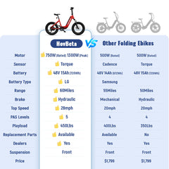 HOVSCO HovBeta 20" Foldable Fat Tire Electric Bike - Green Vista Living