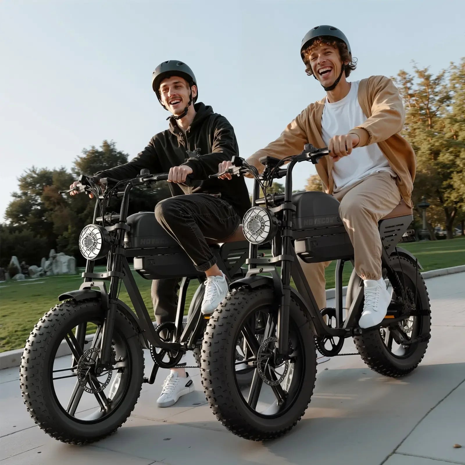 HOVSCO HovGtrs 1500W Moped-style Electric Bike - Green Vista Living