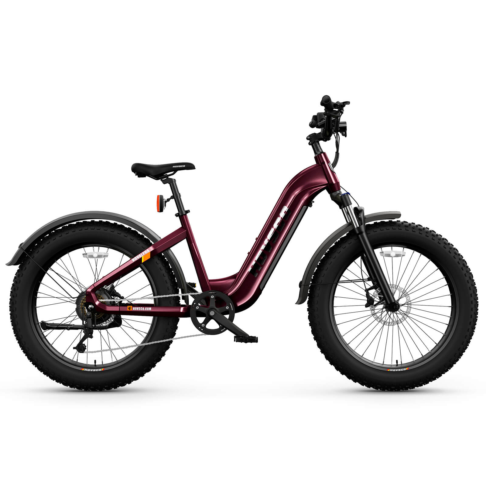 HOVSCO HovAlpha 26" Step-Thru Fat Tire Ebike - Green Vista Living