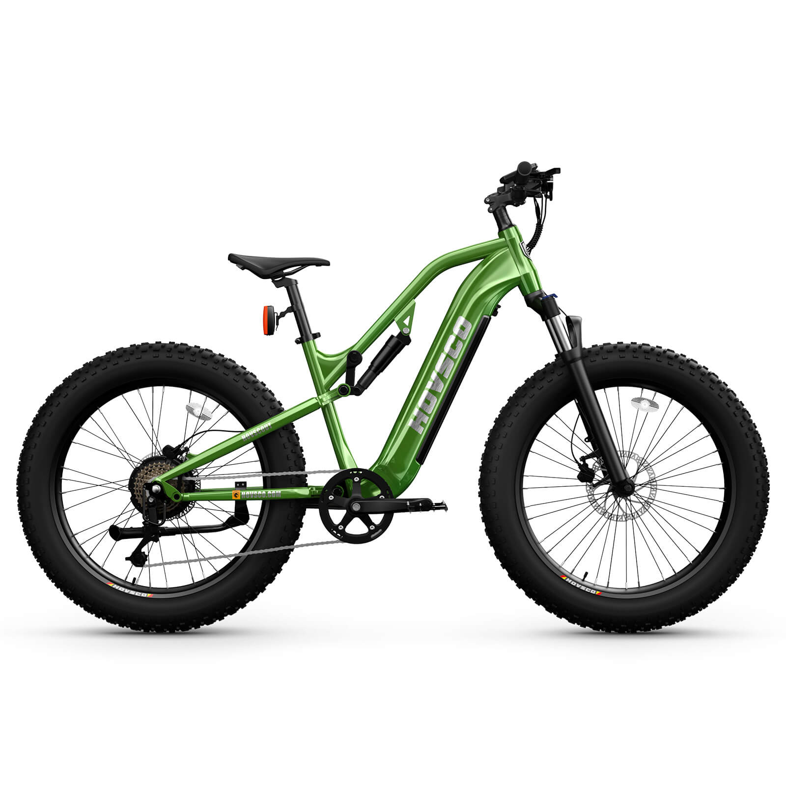 HOVSCO HovScout 26" Full Suspension Fat Tire Ebike - Green Vista Living