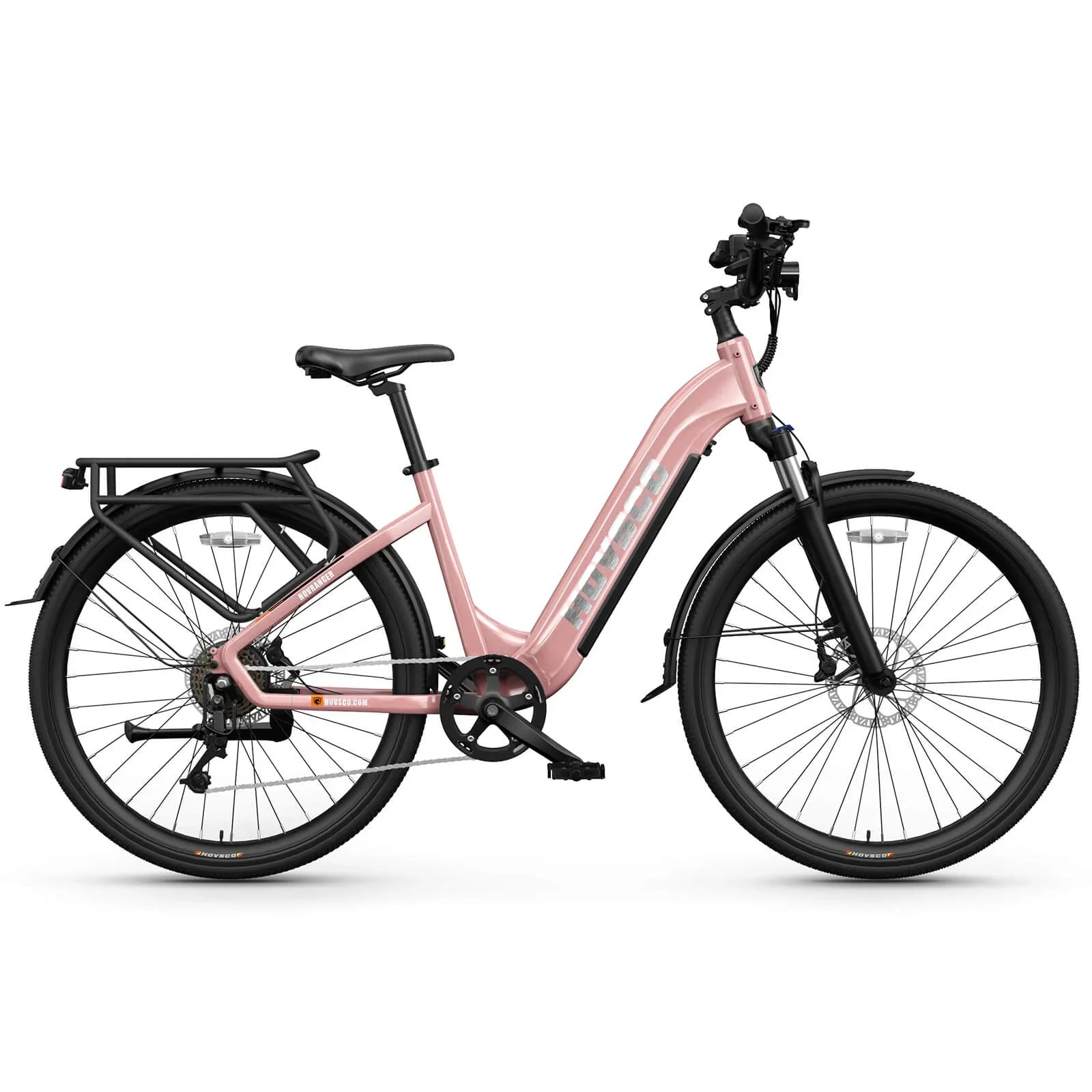 HOVSCO HovRanger 27.5" Step-Thru Commuter Bike - Green Vista Living