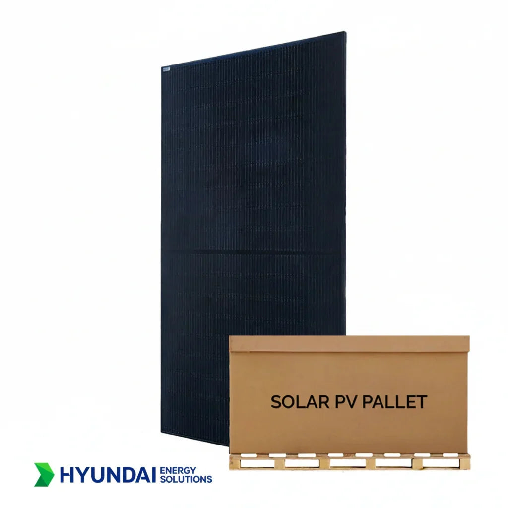 Hyundai 440W Pallet of Bifacial Solar Panels | 36 Panels - Green Vista Living