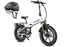 Vitilan I7 Pro Folding Full Suspension Electric Bike - Green Vista Living