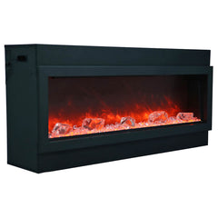 Amantii Panorama Deep Extra Tall 88 Inch Indoor Outdoor Electric Fireplace