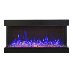 Amantii Tru-View XL XT 72 Inch Indoor Outdoor 3 Sided Electric Fireplace - Green Vista Living
