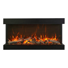 Amantii Tru-View XL XT 88 Inch Indoor Outdoor 3 Sided Electric Fireplace