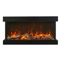Amantii Tru-View XL XT 50 Inch Indoor Outdoor 3 Sided Electric Fireplace - Green Vista Living