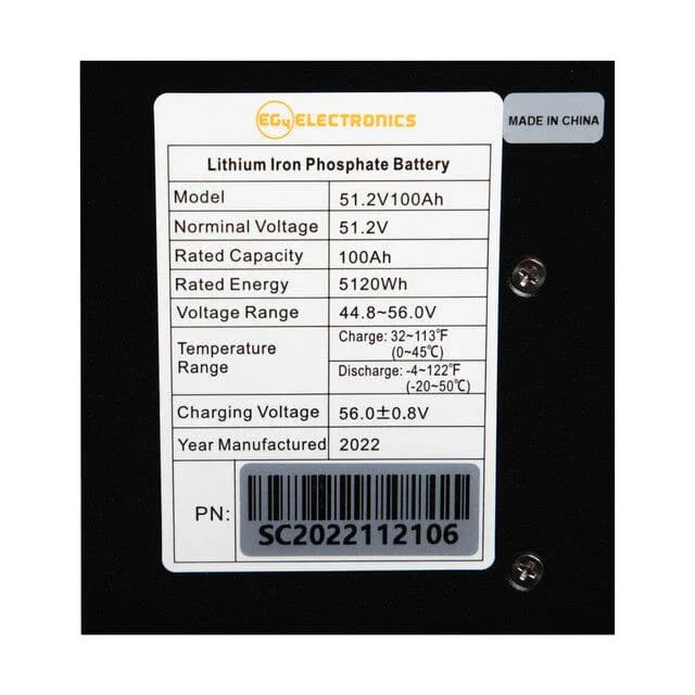 EG4-LL-S 48V 100AH 5.12kWh Server Rack Battery - Green Vista Living