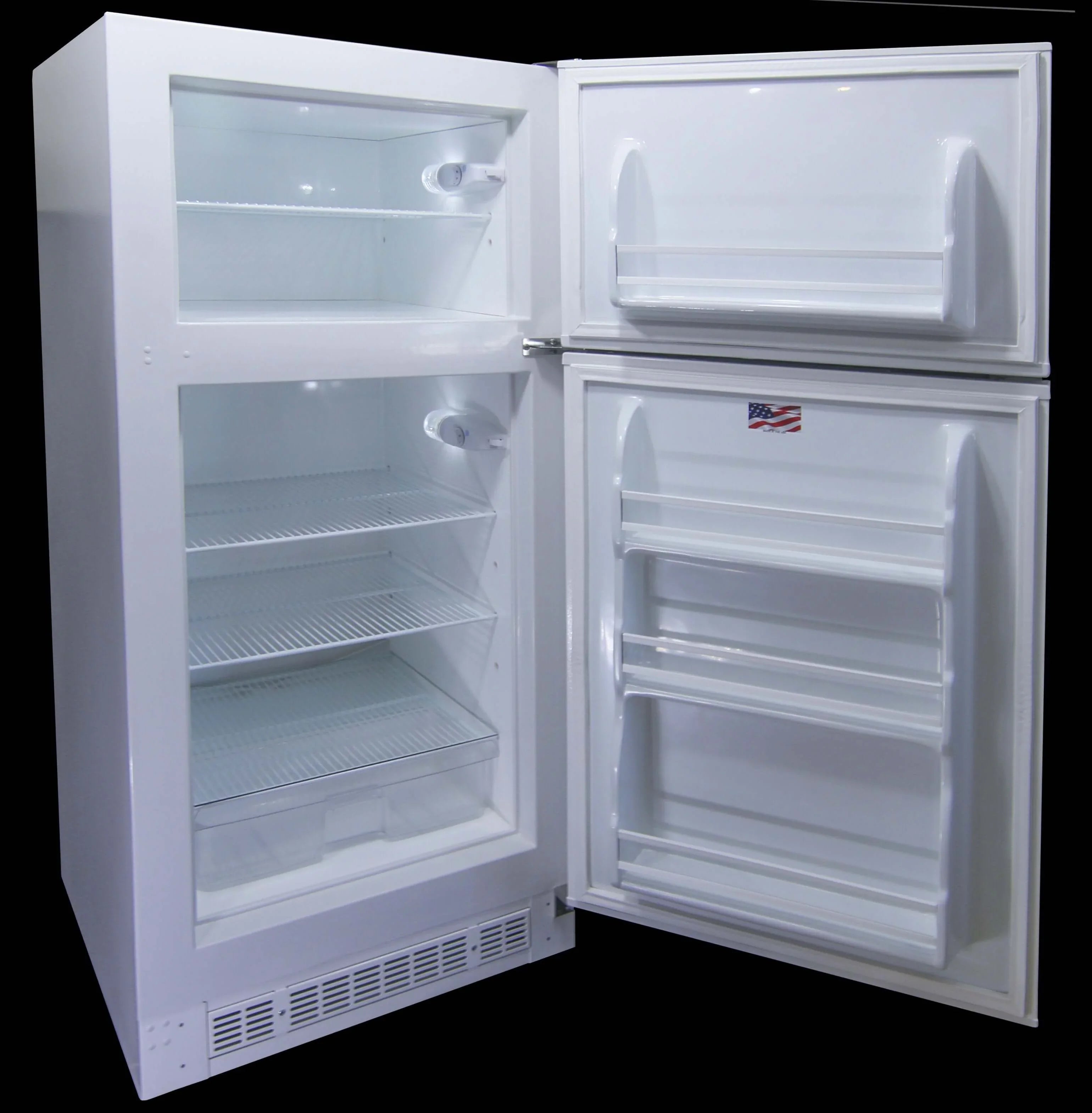SunStar 16CU Solar/DC Refrigerator - White ST-16RF - Green Vista Living