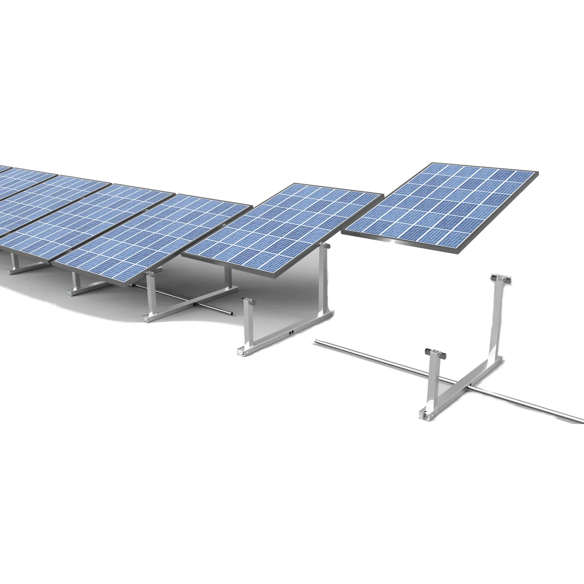 IntegraRack IR-30 Solar Panel Ground Mount | 30 Degree Angle | Aircraft Grade Aluminum IntegraRack