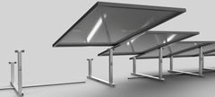 IntegraRack IR-15 Solar Panel Ground Mount | 15 Degree Angle | Aircraft Grade Aluminum IntegraRack