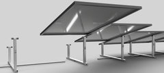 IntegraRack IR-15 Solar Panel Ground Mount | 15 Degree Angle | Aircraft Grade Aluminum IntegraRack
