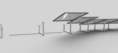 IntegraRack IR-15 Solar Panel Ground Mount | 15 Degree Angle | Aircraft Grade Aluminum IntegraRack