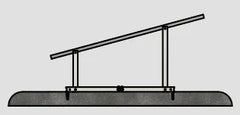 IntegraRack IR-30 Solar Panel Ground Mount | 30 Degree Angle | Aircraft Grade Aluminum IntegraRack