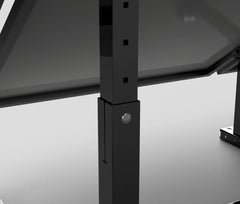 IntegraRack IR-40FSAC Solar Panel Ground Mount | 15-40 Degree Angle | Black High-Strength Composite - Green Vista Living