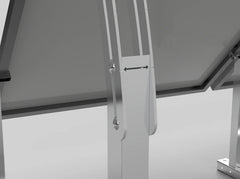 IntegraRack IR-45ASA Solar Panel Ground Mount | 15-45 Degree Adjustable Angle | Aircraft Grade Aluminum IntegraRack