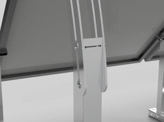 IntegraRack IR-45ASA Solar Panel Ground Mount | 15-45 Degree Adjustable Angle | Aircraft Grade Aluminum IntegraRack