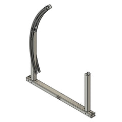 IntegraRack IR-45ASA Solar Panel Ground Mount | 15-45 Degree Adjustable Angle | Aircraft Grade Aluminum IntegraRack