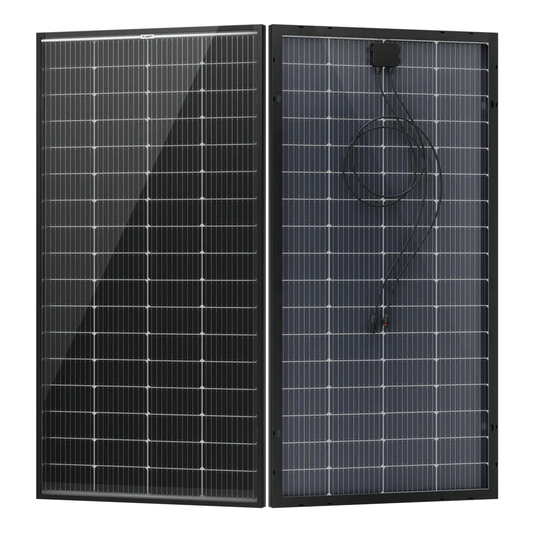 BougeRV 200 Watt Rigid Bifacial 10BB Mono Solar Panel - Green Vista Living
