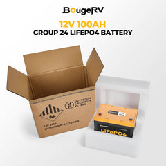 BougeRV 12V 200 Watt Rigid Solar System Kit