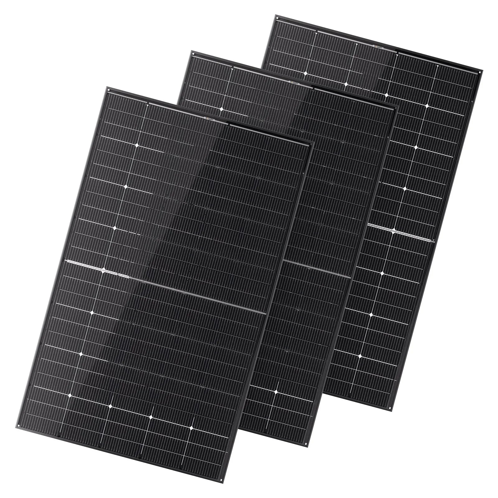 BougeRV 300 Watt N-Type Rigid Bifacial 16BB Mono Solar Panel - Green Vista Living