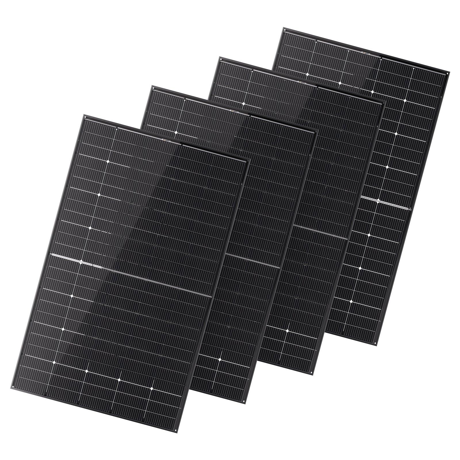 BougeRV 300 Watt N-Type Rigid Bifacial 16BB Mono Solar Panel - Green Vista Living