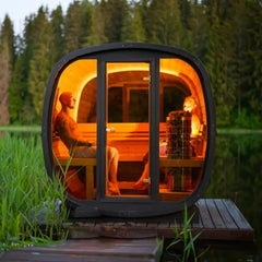 Orivon Wellness Auris Two Luxury Outdoor Cedar Sauna - Green Vista Living