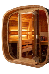 Orivon Wellness Auris Two Luxury Outdoor Cedar Sauna - Green Vista Living