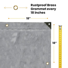 30’ x 50’ Super Heavy Duty Poly Tarp - Green Vista Living