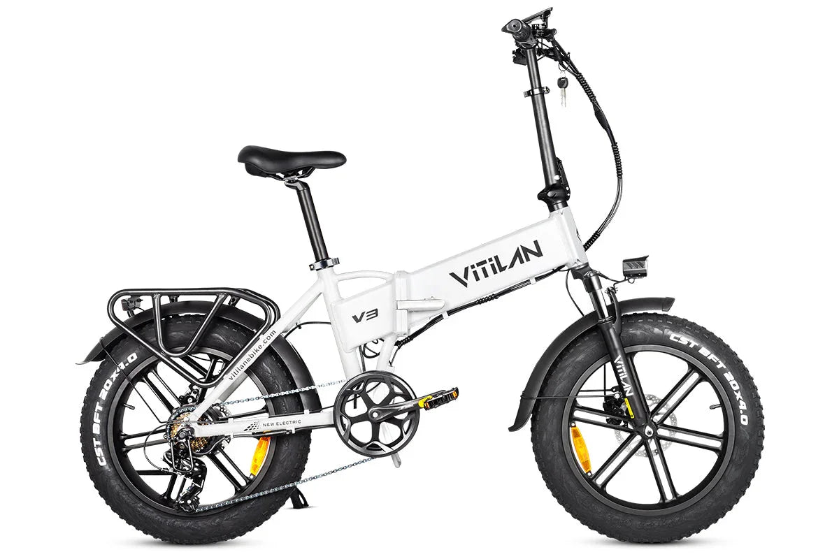 Vitilan V3 2.0 Folding Fat Tires Adult All Terrain Electric Bike - Green Vista Living