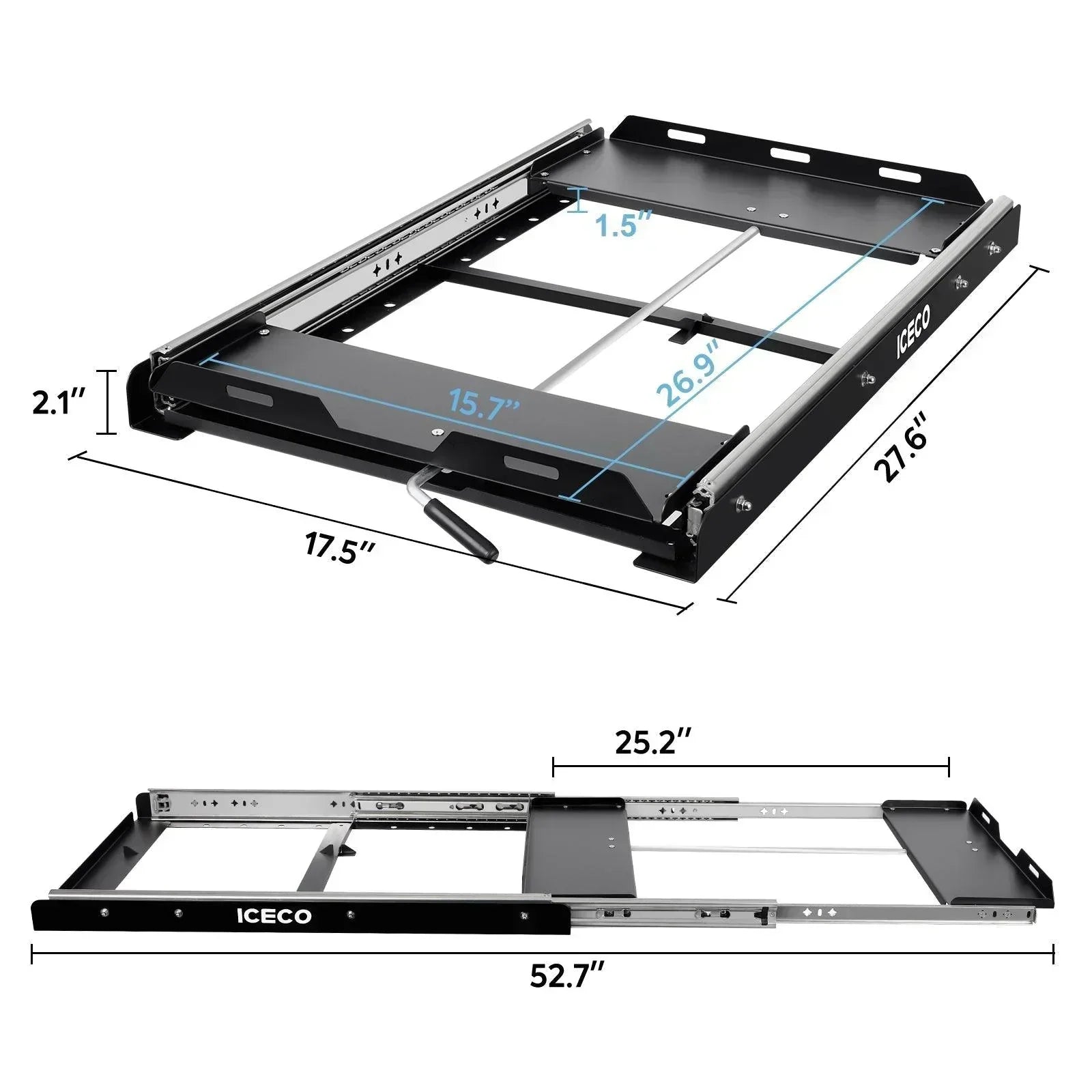 ICECO JPPro/VL45/VL35Pro/VL45Pro Single Zone Slide Mount - Green Vista Living