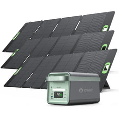 Yoshino B2000 Power Station with 3*SP200 Solar Panel - Green Vista Living