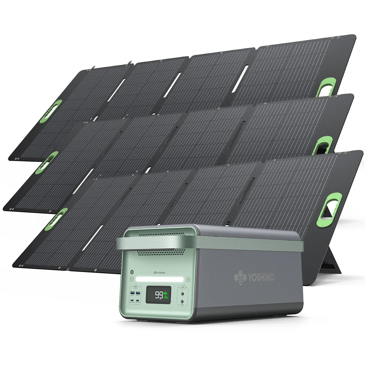 Yoshino B4000 Power Station with 3*SP200 Solar Panel - Green Vista Living
