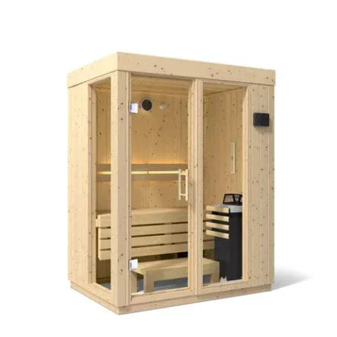 Kohler C1 - Indoor Sauna Kit Scandinavian Spruce, Up to 5 Persons - Green Vista Living