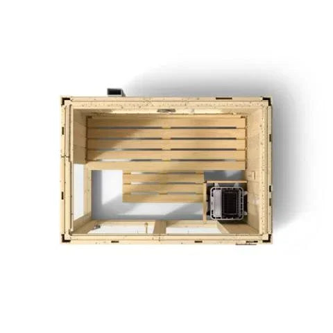 Kohler C1 - Indoor Sauna Kit Scandinavian Spruce, Up to 5 Persons - Green Vista Living